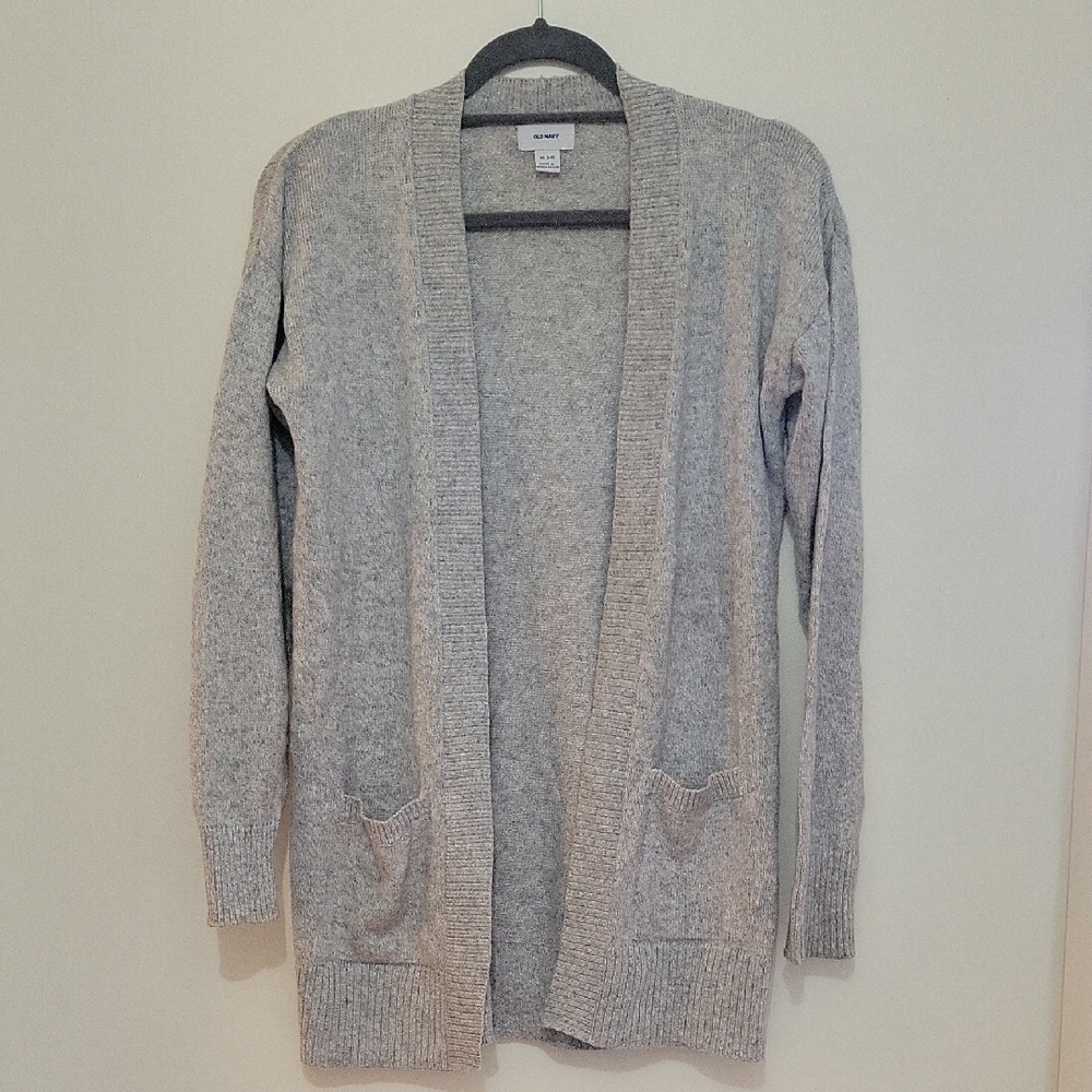 Women's Gray Sweater Cardigan
